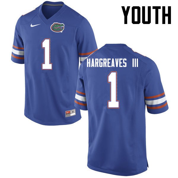 Florida Gators Youth #1 Vernon Hargreaves III College Football Blue